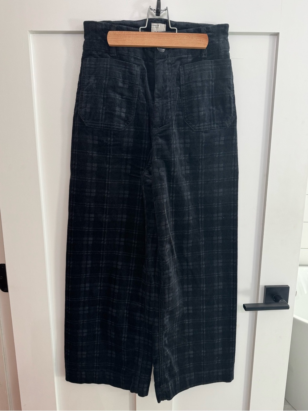 Maeve The Colette Cropped Corduroy Wide-Leg Pants